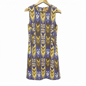 Tory Burch Sheath Linen Dress with Lined Skirt Size S-M